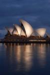 Australia, New South Wales, Sydney Opera House Silhouette