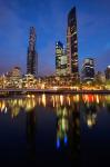 Australia, Victoria, City Skyline, Bridge, Yarra River