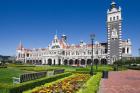 Park near Ornate Railroad Station, Dunedin, South Island, New Zealand