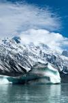 Large icebergs on Tasman Glacier Terminal Lake, South Island, New Zealand