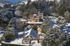 Larnach Castle and Snow, Otago Peninsula, South Island, New Zealand