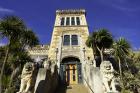 Larnach Castle entrance, South Island, New Zealand