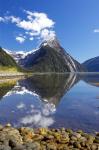 Mitre Peak, Milford Sound, Fjordland National Park, South Island, New Zealand