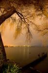 City Lights across Lake Rotorua, Rotorua, Bay of Plenty, North Island, New Zealand