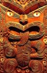 Historic Maori Carving, Otago Museum, New Zealand