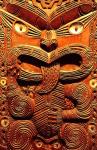 Historic Maori Carving, Otago Museum, New Zealand