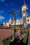 Historic Railway Station building, Dunedin, New Zealand