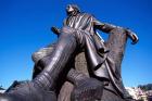 Robert Burns Statue, Octagon, Dunedin, New Zealand