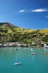 New Zealand, South Island, Canterbury, Akaroa Harbor