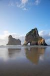 Rock Formation, Archway Island, South Island, New Zealand (vertical)