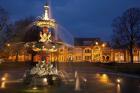 New Zealand, Canterbury, Christchurch, Peacock Fountain