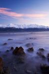 New Zealand, South Island, Seaward Kaikoura Range, Waves