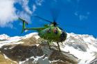 New Zealand, Arrowsmith Range, Helicopter