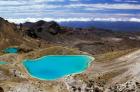 New Zealand, Tongariro NP, Mountain, Emerald Lakes