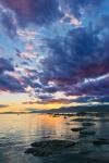 New Zealand, South Island, Kaikoura, South Bay Sunset