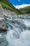 New Zealand, South Island, Mt Aspiring National Park, Haast River