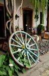 Wagon Wheel, La Posada De Don Rodrigo Hotel, Antigua, Guatemala