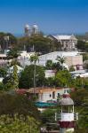 Antigua, St Johns, elevated city view