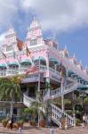 Dutch Architecture of Oranjestad Shops, Aruba, Caribbean