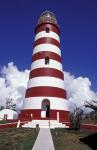 Candystripe Lighthouse, Elbow Cay, Bahamas, Caribbean