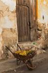 Bananas in wheelbarrow, Havana, Cuba