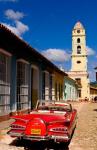 Old worn 1958 Classic Chevy, Trinidad, Cuba