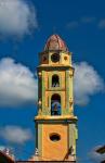 Beautiful color steeple in church, Trinidad, Cuba