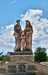 Beautiful Tomas Acea Cemetery in city with statues, Cienfuegos, Cuba