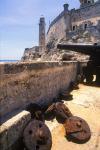 Thick Stone Walls, El Morro Fortress, La Havana, Cuba