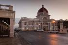 Cuba, Cienfuegos, Palacio de Gobierno, Dusk