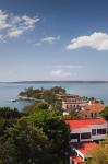 Cuba, Cienfuegos, Punta Gorda, elevated view