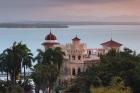 Cuba, Punta Gorda, Aerial view of Palacio de Valle