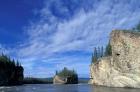 Five Fingers Rapids on Yukon River, Yukon, Canada