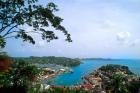 View from Mountain of St Georges, Grenada, Caribbean