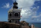 Tower at El Morro Fortress, Old San Juan, Puerto Rico