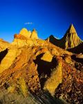 Badlands formations at Dinosaur Provincial Park in Alberta, Canada