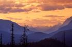 Sunset in Banff National Park, Alberta, Canada