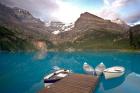 British Columbia, Yoho NP, Boats on Lake Ohara