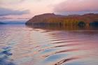 Canada, British Columbia, Calvert Island, Boat wake