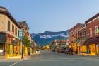 Historic 2nd Street, in downtown Fernie, British Columbia, Canada