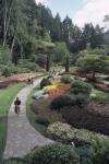 Sunken Garden at Butchart Gardens, Vancouver Island, British Columbia, Canada