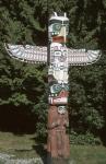 Totem Pole at Stanley Park, Vancouver Island, British Columbia, Canada
