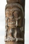 Gitksan totem pole, Kispiox Village, British Columbia