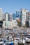 Marina on False Creek, Downtown Vancouver, BC, Canada