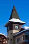 British Columbia, Sun Peaks Resort, clock tower