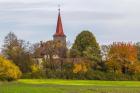 Liberec Village Church Near Trosky Czech Republic