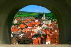 Cityscape of Cesky Krumlov, Czech Republic