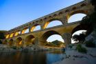 Sunrise Scenic of a Provence Region Town, France