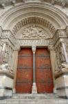 Entrance to Eglise St-Trophime, France