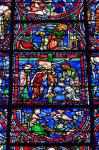 Stained Glass Window in Chartres Cathedral